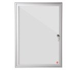 Vitrine d'affichage intérieur Bruneau aluminium - 4 feuilles