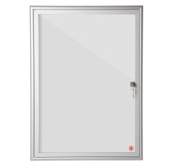 Indoor display case Bruneau aluminium - 4 Sheets