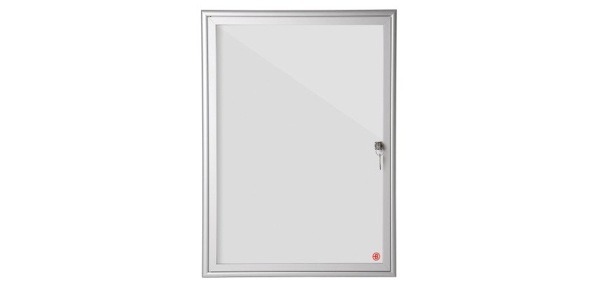 Indoor display case Bruneau aluminium - 4 Sheets