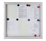 Outdoor display case Bruneau - 6 sheets