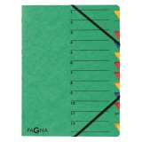 Trieur carte Pagna 'EASY' 12 divisions couleur