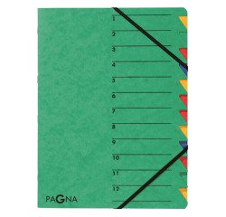 Trieur carte Pagna 'EASY' 12 divisions couleur