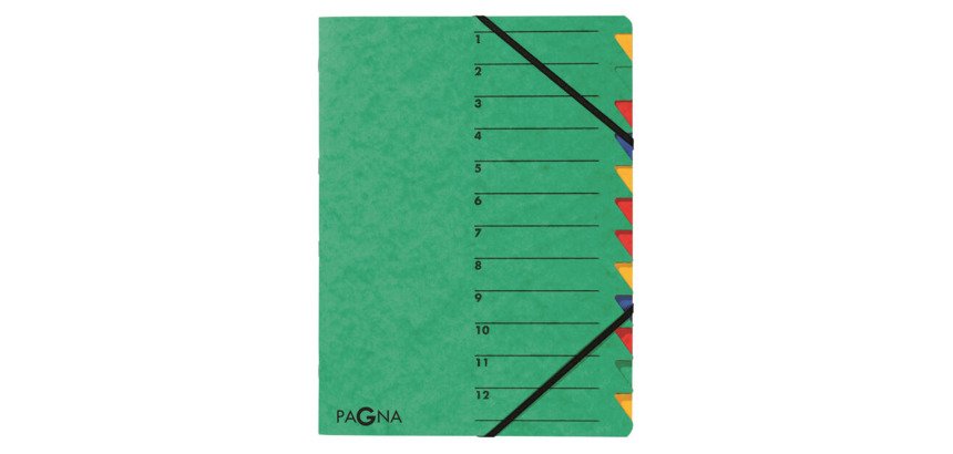 Trieur carte Pagna 'EASY' 12 divisions couleur