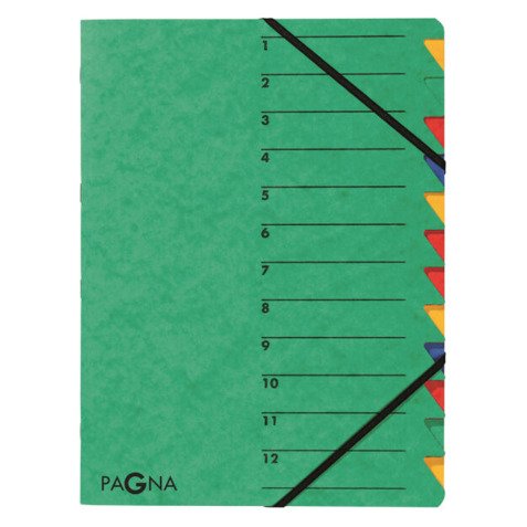 Trieur carte Pagna 'EASY' 12 divisions couleur
