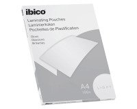 Pochettes de plastification Ibico A4 2 X 75 µ brillantes - Boîte de 100