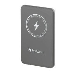 Verbatim charge'n'go - batterie magnétique sans fil - gris, 10.000mAh