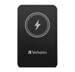 Verbatim charge'n'go - batterie magnétique sans fil - noir, 10.000mAh
