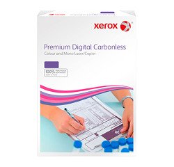 Blätter vormontiert Xerox Carbonless 4 Blatt weiß / gelb / rosa / blau A4 - Packung mit 125 Büscheln