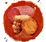 Petits biscuits au chorizo d'Espagne et au paprika Michel et Augustin - Sachet de 90 g