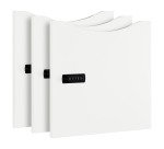 Lot of 3 melamine doors Lockers - Code lock
