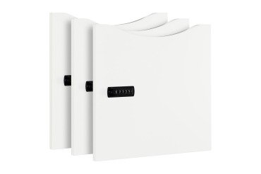 Lot de 3 portes mélaminées Lockers - Serrure à code