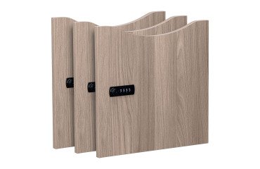 Juego de 3 puertas Lockers