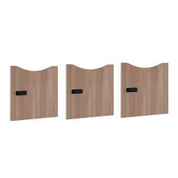 Lot de 3 portes Lockers mélaminées -  Serrure à code