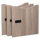 Lot de 3 portes Lockers mélaminées -  Serrure à code