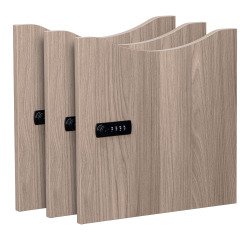 Set van 3 melamine lockerkastdeuren - Codeslot
