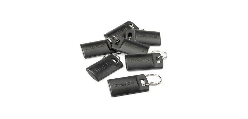 Badge porte-clés RFID RF-110 pour pointeuse TimeMoto - Lot de 25