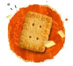 Petits beurre salés au comté AOP et poivre noir de Madagascar Michel et Augustin - Sachet de 100 g