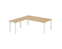 Scrivania angolare eden  l200 x p200 rovere