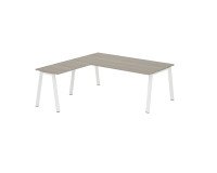 Scrivania manageriale con angolo Ecla