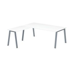Mesa Manager Ecla con extensión An 200 x Fon 200 cm patas metal