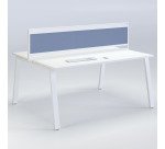 Panneau écran cadre blanc L 180 cm pour bureaux Arch
