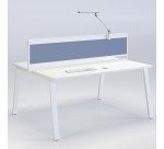 Panneau écran cadre blanc L 180 cm pour bureaux Arch