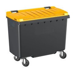 Conteneur à déchets 4 roues 500 litres extérieur