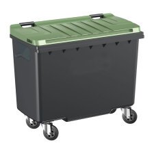 Conteneur à déchets 4 roues 500 litres extérieur