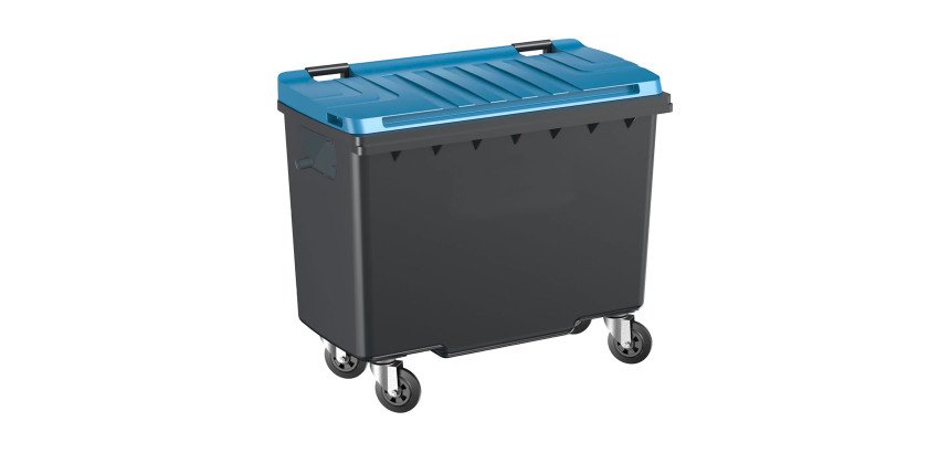 Conteneur à déchets 4 roues 500 litres extérieur