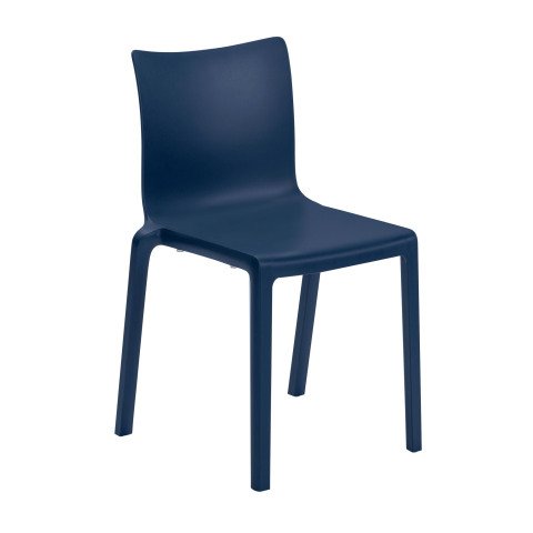 Silla Yuna azul para interior y exterior
