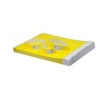 Bracelet papier Tyvek 19 mm Avery - Lot 500 - Jaune fluo
