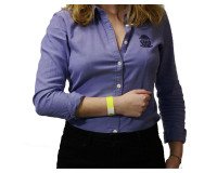 Paper bracelet Tyvek width 19 mm Avery fluorescent yellow - Lot of 500