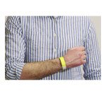 Bracelet papier Tyvek 19 mm Avery - Lot 500 - Jaune fluo