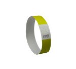 Bracelet papier Tyvek largeur 19 mm Avery jaune fluo -Lot 500