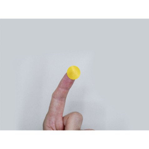 Pastille adhésive repositionnable Ø 20 mm Avery jaune - Rouleau de 500