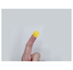 Adhesive repositionable stickers Ø 20 mm Avery yellow - Roll of 500