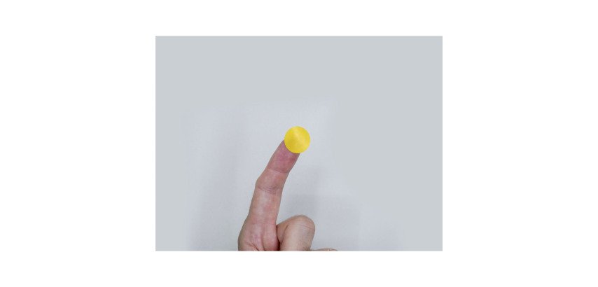 Pastille adhésive repositionnable Ø 20 mm Avery jaune - Rouleau de 500
