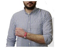 Paper bracelet Tyvek width 19 mm Avery fluorescent red - Lot of 500