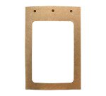 Badges en carton Avery + pochettes microperforées imprimables - 105 x 148 mm - Boîte de 50