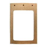 Lot 52 badges en carton 105 x 148 mm Avery + 50 pochettes microperforées imprimables