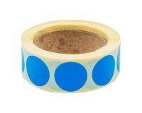 Pastille adhésive repositionnable Ø 20 mm Avery bleue - Rouleau de 500