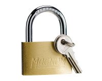 Lock with key Magnum Master Lock CAD40 in solid brass