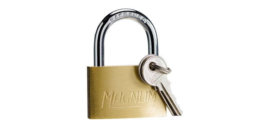 Master Lock Magnum-Schlüsselschloss CAD40 aus massivem Messing