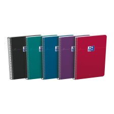 Cahier spirale Oxford Smart 15,5 x 21,5 cm assorti 5 x 5 - 160 pages