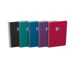 Cahiers spirales Oxford Smart 15,5 x 21 cm - Petits carreaux - 160 pages