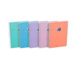 Cahiers spirales Oxford Smart 15,5 x 21,5 cm - Petits carreaux - 160 pages
