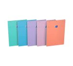 Blocs de bureau Oxford Smart 14,8 x 21 cm agrafé - Petits carreaux - 80 feuilles