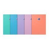 Blocs de bureau Oxford Smart 14,8 x 21 cm agrafé - Petits carreaux - 80 feuilles