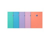 Blocs de bureau Oxford Smart 14,8 x 21 cm agrafé - Petits carreaux - 80 feuilles