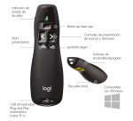 Presentador láser inalámbrico Logitech® R400